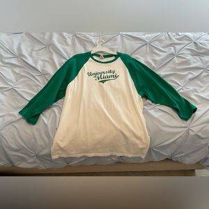 NEW Umiami baseball tee shirt